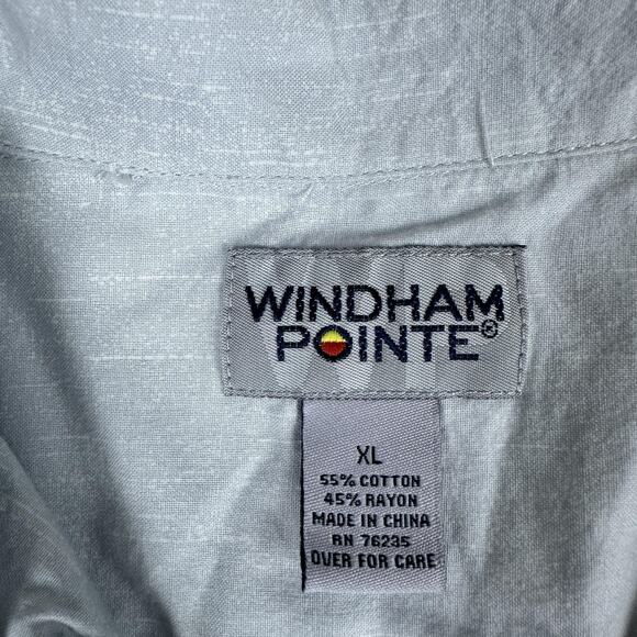 Windham Pointe Shirt Mens XL Golf Santa Christmas Hawaiian Button Up Holiday - Picture 5 of 11